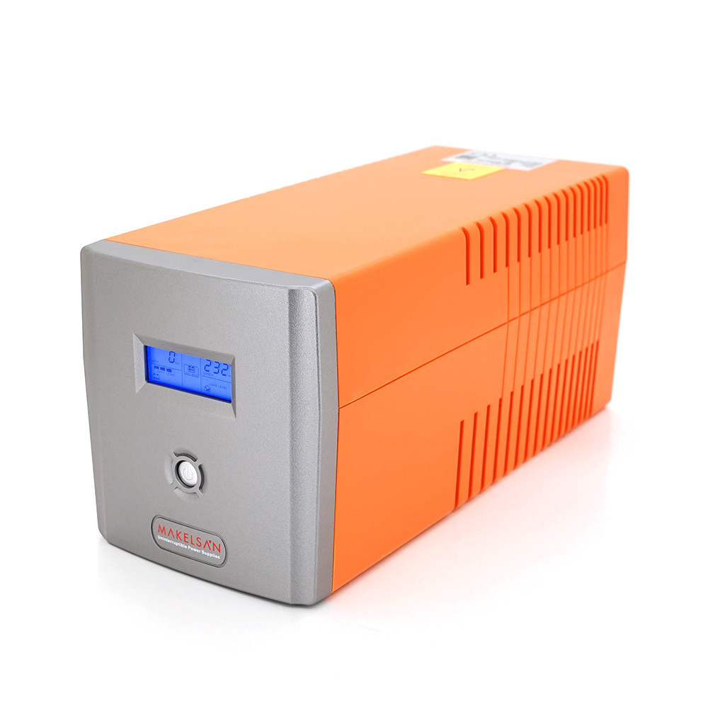 ДБЖ MAKELSAN Lion1500VA (900W) Standby-L, LCD, 170-280VAC, AVR 1st, 3xSCHUKO socket, 2x12V9Ah, Plastic Case ( 150 х 353 х 162 ) Київ - фото 1