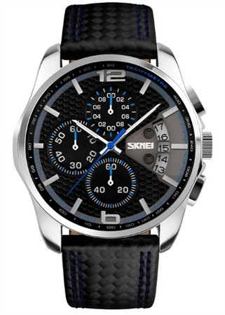 Мужские часы Skmei 9106 Spider blue Винница - изображение 4