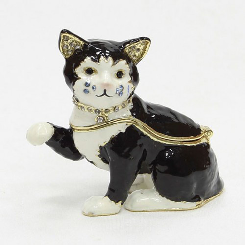 Скринька для прикрас зі стразами Кішка Київ - фото 1