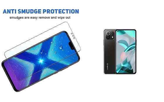 Защитное стекло NeoGlass для Xiaomi Mi 11 Lite 5G NE – ультрапрозрачное и устойчивое Киев