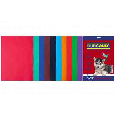 Папір Buromax А4, 80g, DARK+INTENSIVE, 10colors, 50sh (BM.2721950-99) Вінниця