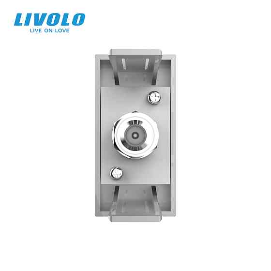 LIVOLO Супутникова розетка SAT LIVOLO, біла, модуль 0.5 поста, для ресивера / антени (VL-FCSL-1 Коломия