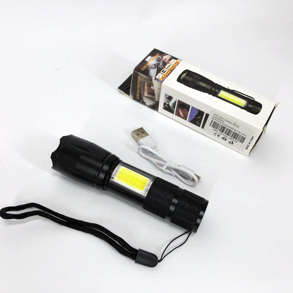 Профессиональный тактический фонарик PLD, Портативный светодиодный фонарь с зарядкой ZN-19 Ивано-Франковск - изображение 5