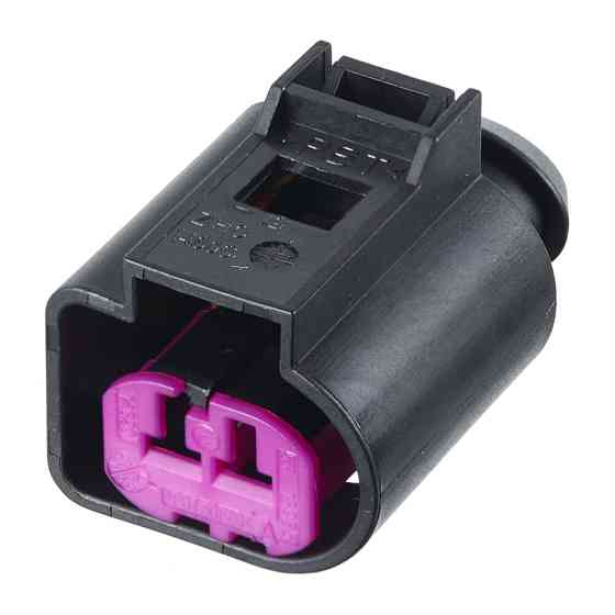 Роз'єм конектор 2-кон., Генератор, 1J0973772, 1898500000 VAG Германия, Франция, Германия Audi, Bugatti, Porsche, Seat, Skoda, VW Київ