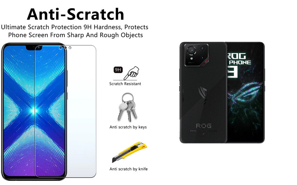 Защитное стекло NeoGlass для ASUS ROG Phone 9, Phone 9 Pro – ультрапрозрачное и устойчивое Киев - изображение 1
