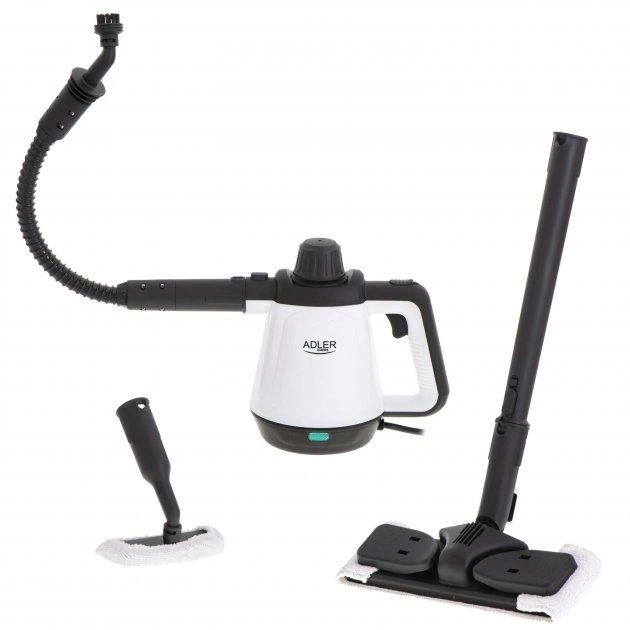 Пароочиститель для дома и автомобиля ручной электрический Adler AD 7038 2000Вт 450мл паровая швабра AS-19 Львов - изображение 2