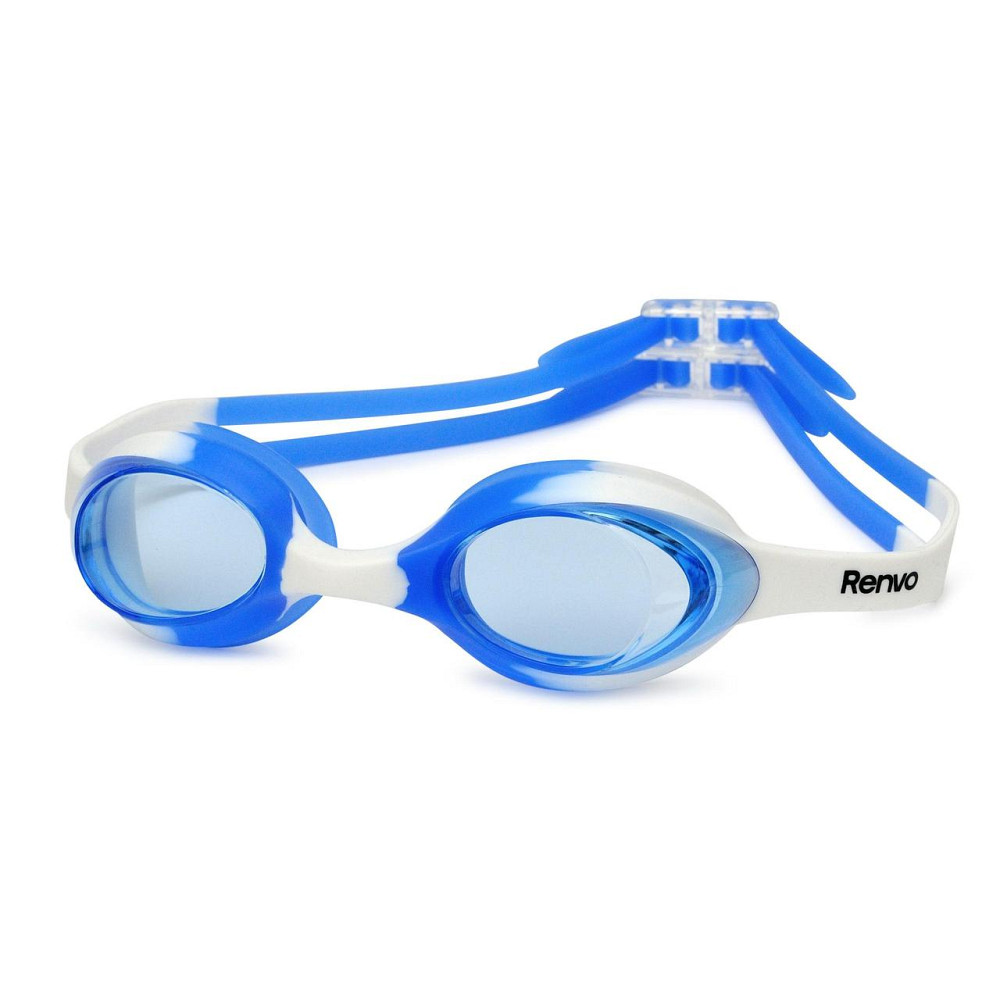 Дитячі окуляри для плавання Renvo Ailao JR Anti-fog Синій Білий OSFM (1SG200-0403) Київ - фото 1