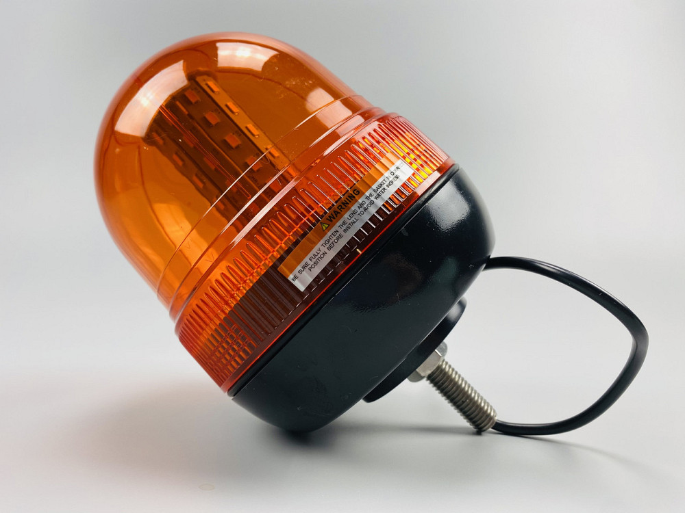Маячок LED проблисковий 12В/24В 60 LED діодів кріплення на болт-різьблення, багатофункціональна лампа аварійна Мукачево - фото 9