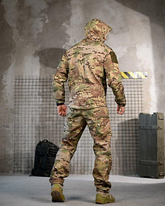 Демисезонный тактический костюм софтшел TANJENT мультикам  ПП7869 Одесса - изображение 4