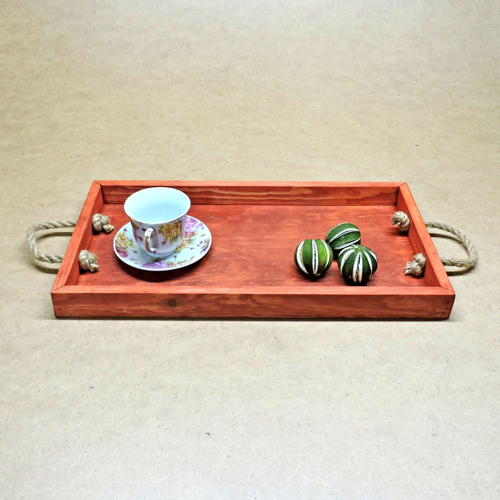 Піднос дерев'яний "Шарлеруа 50х27" корал Миколаїв - фото 3