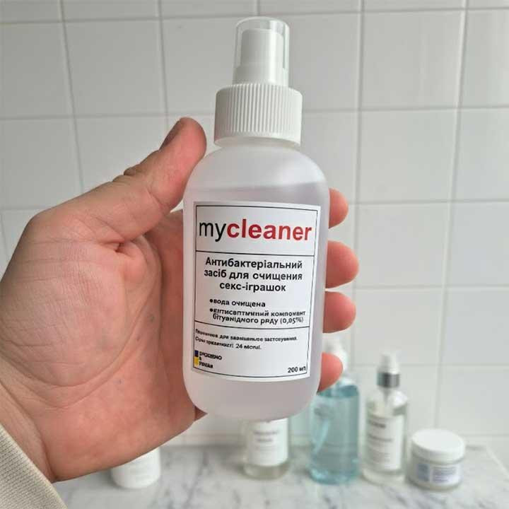 Антибактеріальний спрей для очищення секс-іграшок "MyCleaner" — 200 мл Вінниця - фото 1