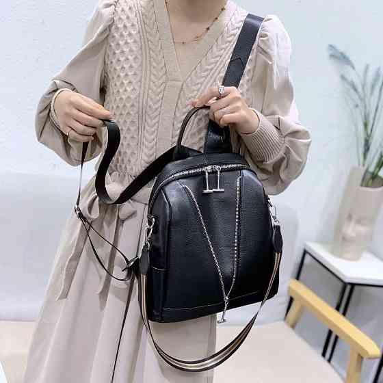 Надежный женский кожаный рюкзак Элегантный женский рюкзак из натуральной кожи TidinBag Киев