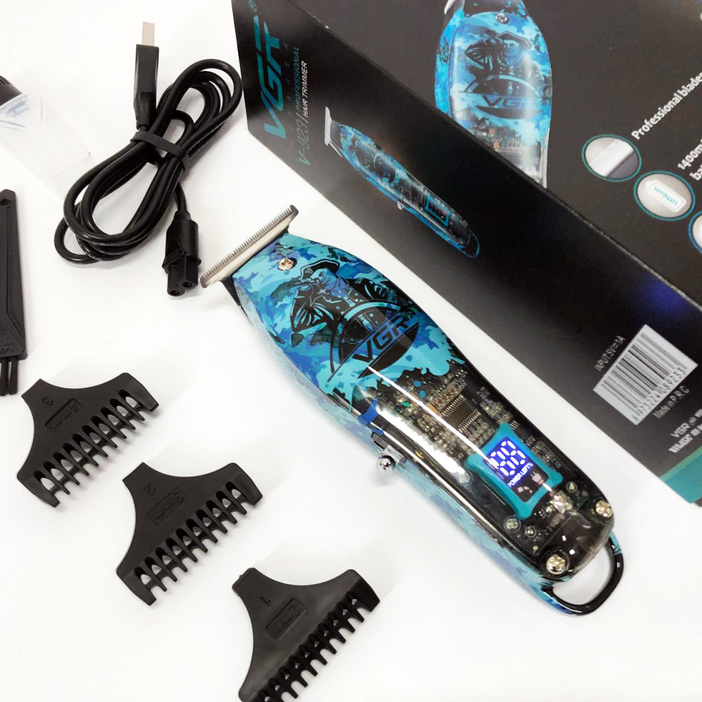 Триммер для самостоятельной стрижки волос, Машинка для стрижки волос беспроводная DI-11 Львов - изображение 9