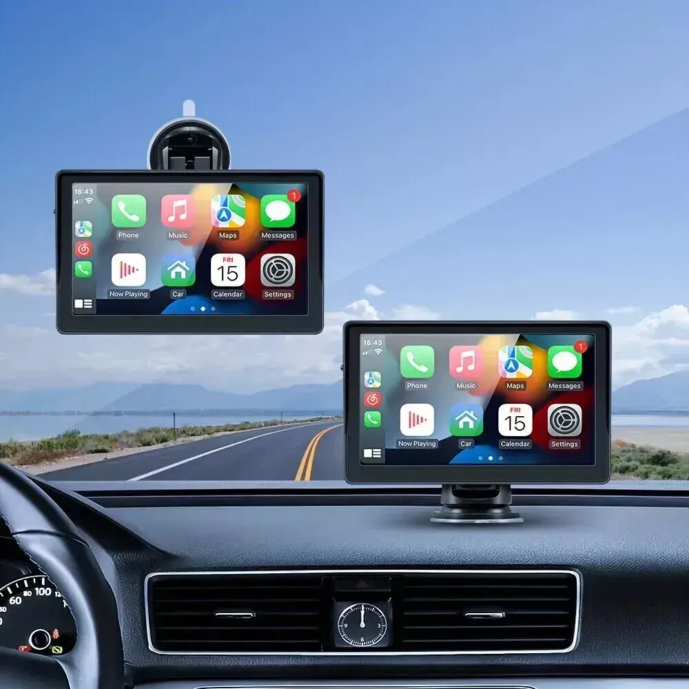 Мультимедійний монітор NP-70+ 7" Auto Carplay з 1 камерою і відеореєстратором wireless dvr, wifi, Bluetooth, FM Вінниця - фото 7