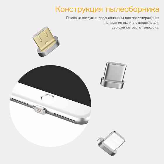 Наконечник Micro USB PZOZ для магнитного кабеля (Серебристый) Николаев