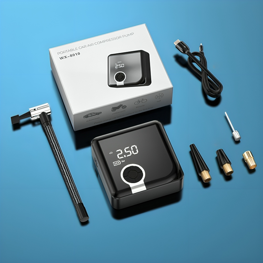 Автомобильный компрессор аккумуляторный,5000мАч,CTC-658 SBR Киев - изображение 7