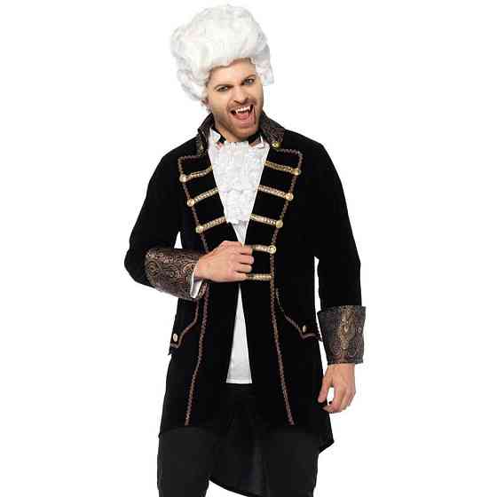 Мужской костюм Графа Дракулы Leg Avenue Deluxe, M/L, 2 предмета, черный Sex Aura Киев