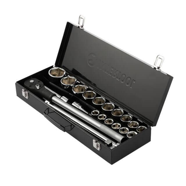 Набір інструментів INTERTOOL 3/4 ", 21од., Cr-V STORM - Комплект для важких навантажень Львів - фото 7