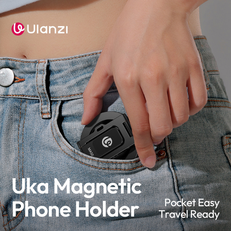 Тримач для телефону Ulanzi MA50 Uka Magnetic Phone Holder Black Одеса - фото 20
