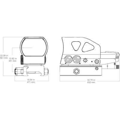 Коліматорний приціл Vector Optics Z4 1x23х34 (RDSL26) Вінниця