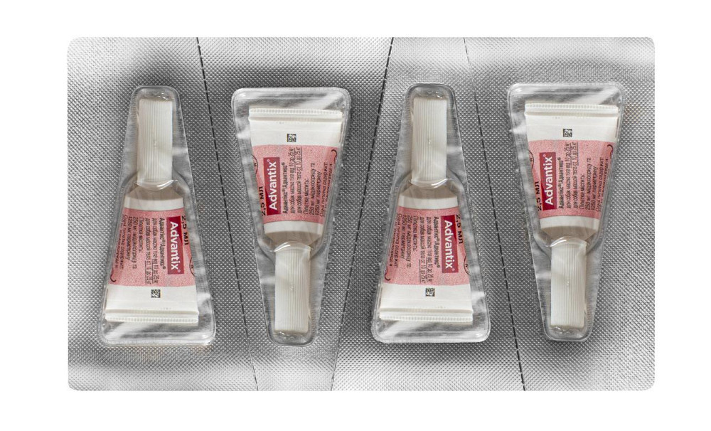 Адвантикс капли для собак весом от 10 до 25 кг (4 пипетки по 2.5 мл) Elanco (срок до 07,2029 г) Винница - изображение 5