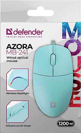 Миша Defender Azora MB-241 Blue (52243) (7130230) Київ