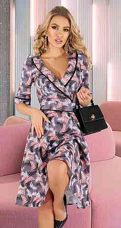 Красивое платье с шалевым воротничком (42) Киев