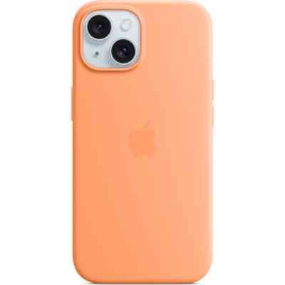 Чехол для мобильного телефона Apple iPhone 15 Silicone Case with MagSafe Orange Sorbet (MT0W3ZM/A) Винница
