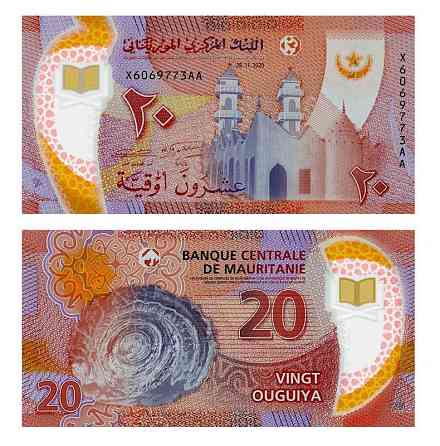 Mauritania Мавритания - 20 Ouguiya 2020 ( 2021 ) UNC Полтава