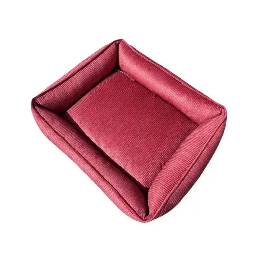 Лежак для собак и котов Happy Peppy (Хэппи Пеппи) MUR MUR GlaMURR 40х50 см, Красный Запорожье - изображение 2