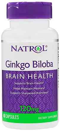 Гінкго білоба Natrol Ginkgo Biloba 120 мг 60 капсул Київ