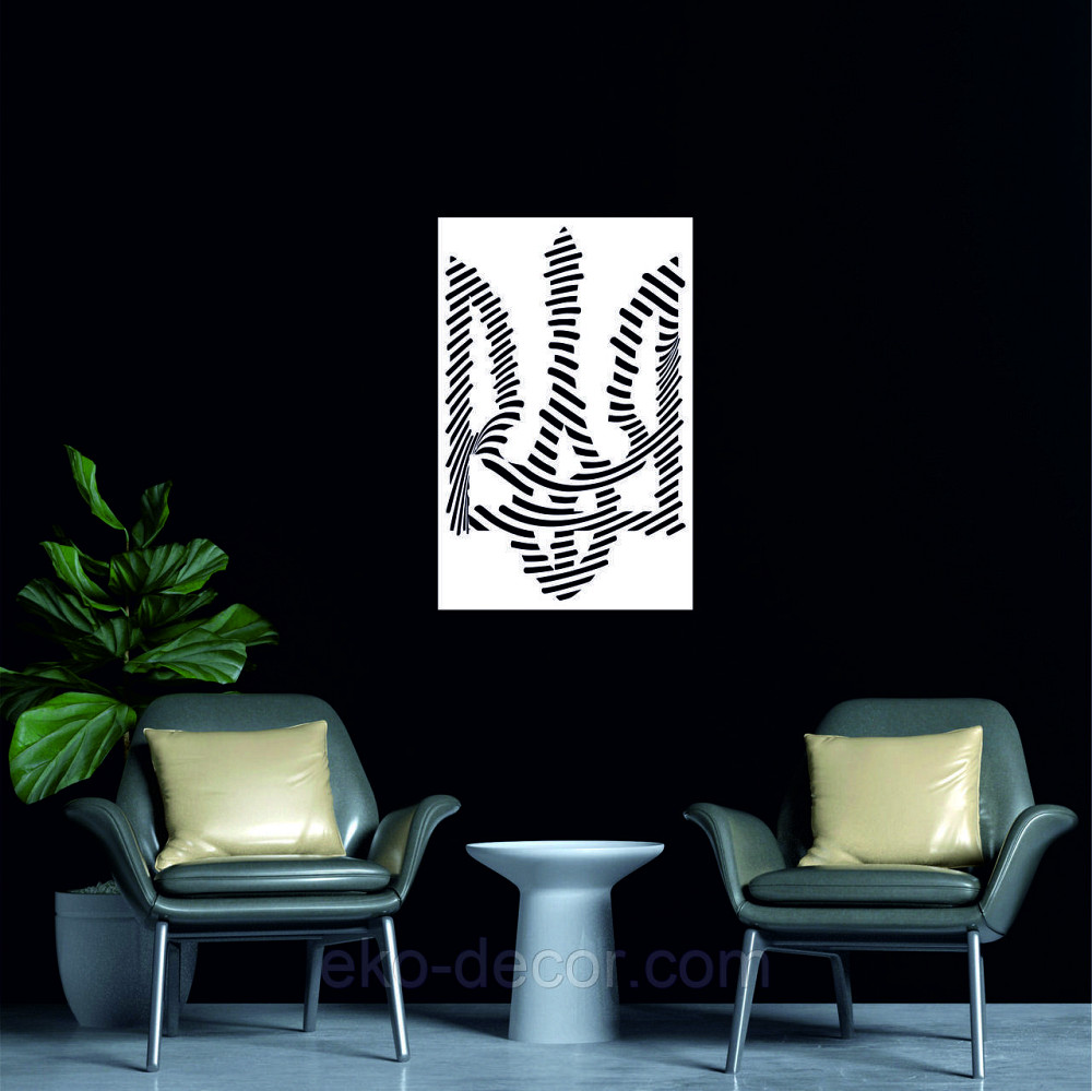 Декоративне настінне Панно «Герб України», Декор на стіну Київ - фото 3