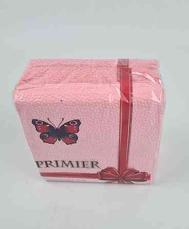 Одноразовая Cалфетка 50лист Премьер 2-ух слойные  розовая 33х33 (1 пачка) Харьков