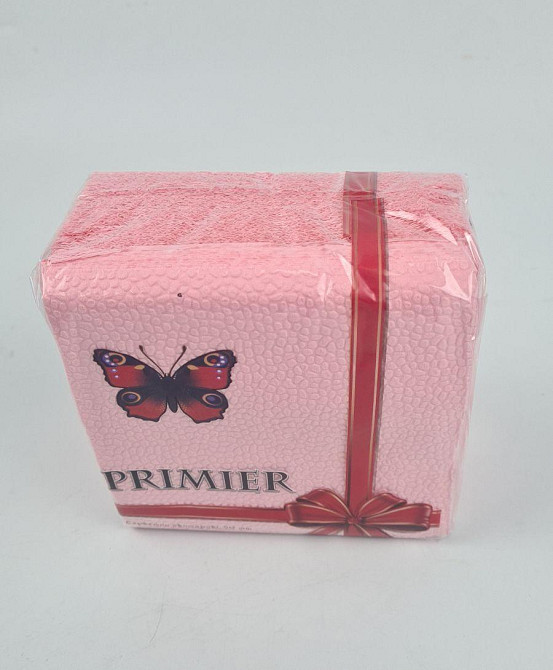 Одноразова Cалфетка 50лист Прем'єр 2-вух шарові рожева 33х33 (10 пачка) Харків - фото 2