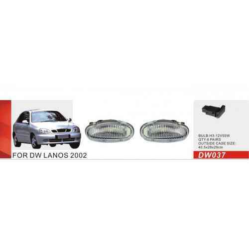 Дополнительные фары для Daewoo Lanos 2002 DW-037W H3 12V 55W с кнопкой Харьков