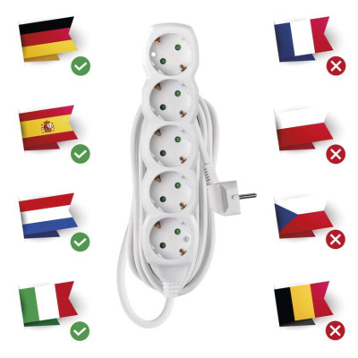 Мережевий подовжувач EMOS P0525R Вінниця - фото 7