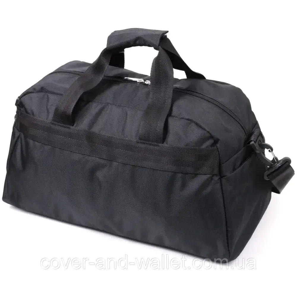 Стильная дорожная сумка из качественного полиэстера небольшого размера черного цвета FBR Киев - изображение 2