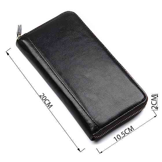 Візитниця велика Vintage 14605 Чорна Київ