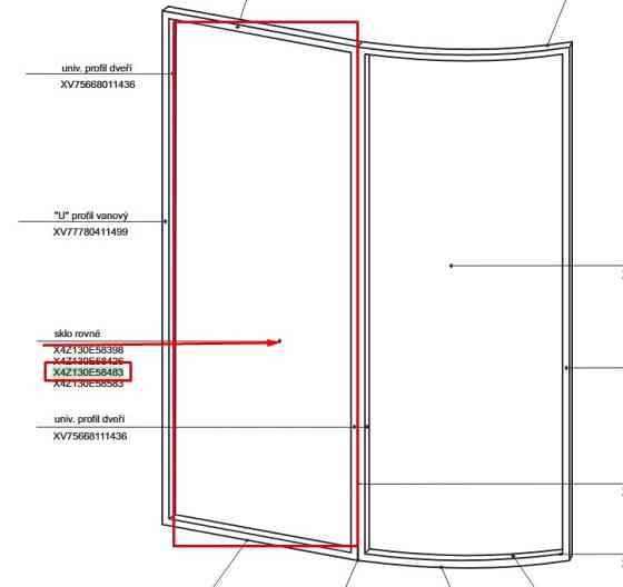 X4Z130E58483 Скло Transparent Київ