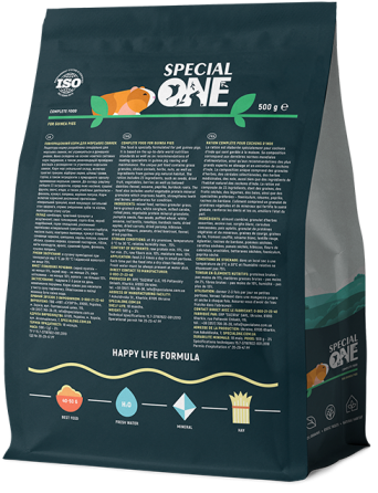 Полнорационный корм Спешиал Ван Special One для морских свинок, 500 г Винница