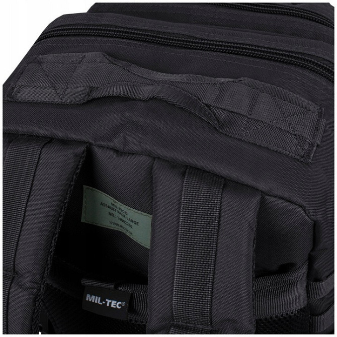 Тактичний Рюкзак 36 літрів із системою Molle 25 мм Mil-Tec від Sturm "Assault Large" (14002202) Blac Нововолинськ - фото 9