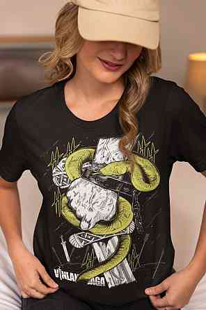 Футболка для мальчика аниме Винланд Сага Аниме Аскеладд оверсайз (рост от 165 до 180 ) Черний AnimeJ0515m Днепр