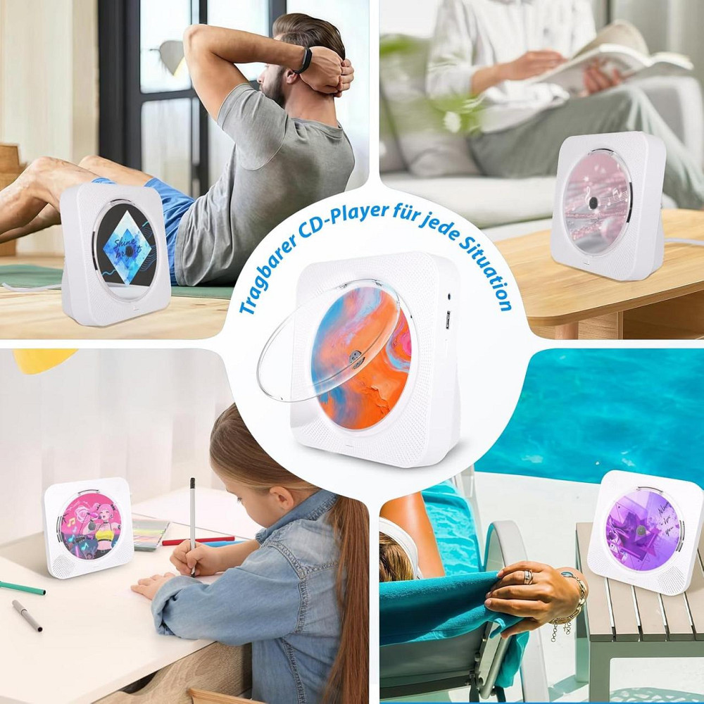 Уцінка! Аудіосистема KC-718 CD-плеер, USB, Bluetooth з вбудованими динаміками Дніпро - фото 12