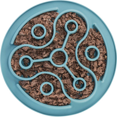 Посуда для собак Trixie Коврик Pillars Медленное кормление d 28 см (голубой) (4011905250373) Винница - изображение 7