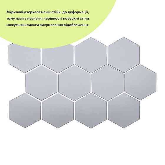 Самоклеящиеся акриловые зеркальные наклейки, 12 шт. Киев