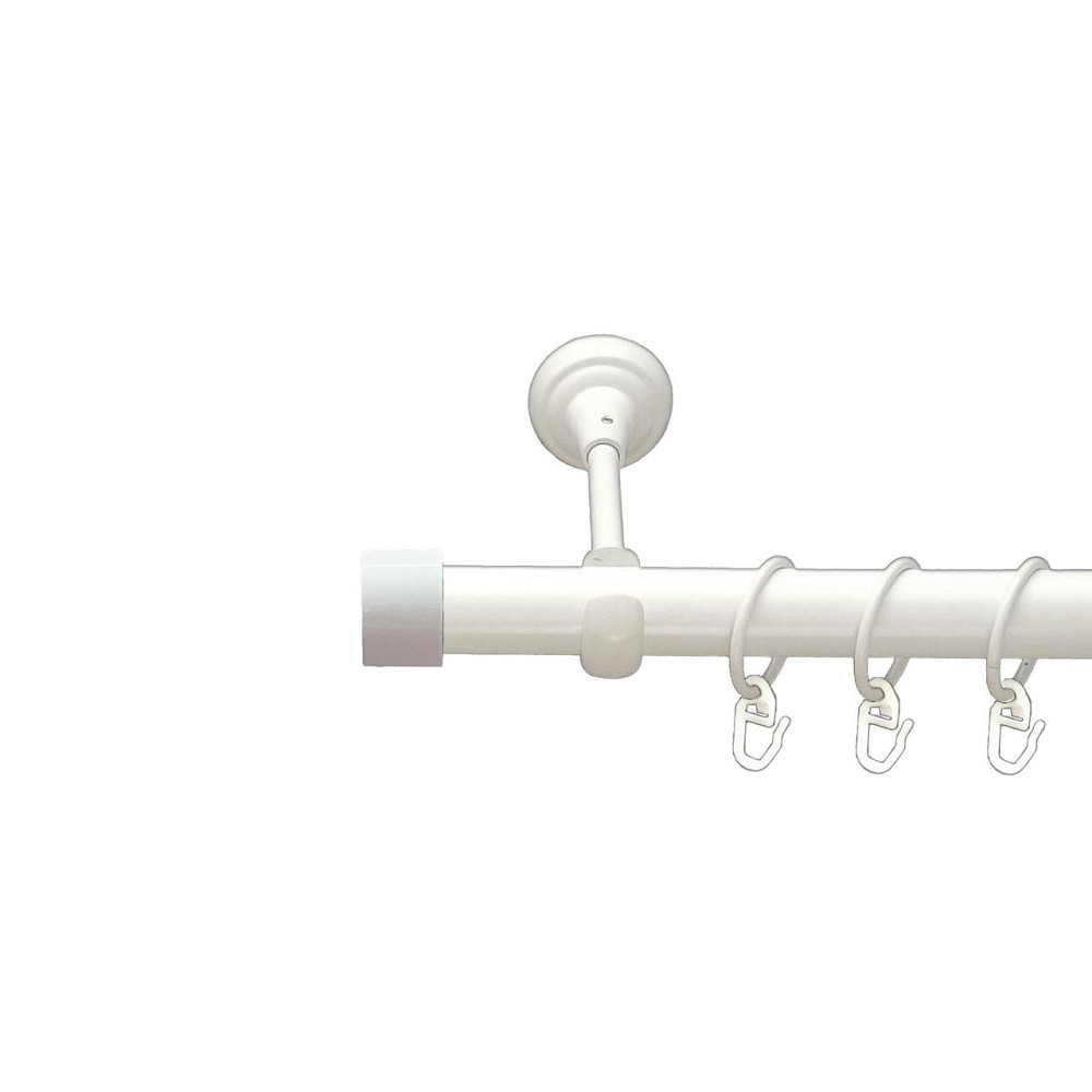 Карниз Orvit Заглушка металевий однорядний відкритий гладка труба кільце металеве Арктіс 25 мм 300 см (00-00027586) Львів - фото 1