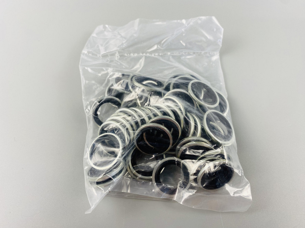 Шайба з гумовим кільцем NBR всередині (розмір 3/4), для гідравліки, олії, води, повітря. Мукачево - фото 5