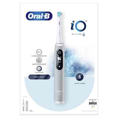 Электрическая зубная щетка Oral-B iO Series 6 iOM6.1A6.1K Grey Opal Винница
