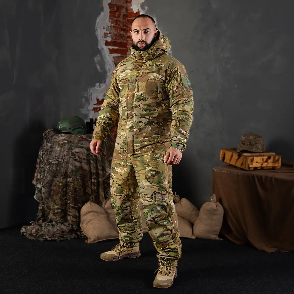 Зимние военные мембранные штаны Defender 7 level (Мультикам) 2XL Винница - изображение 5