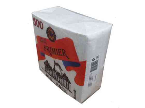 Бумажная салфетка 500лист Премьер  однотонная (1 пачка) Харьков